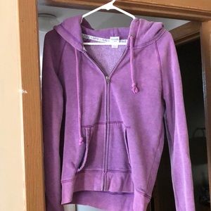 Purple Victoria Secret zip up hoodie